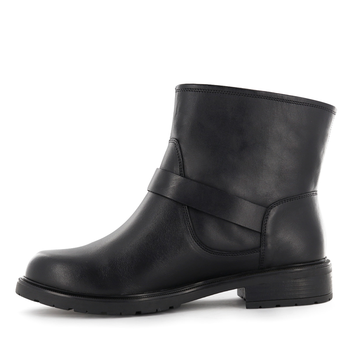 BOTIN CUERO ECCO MUJER ZUMI03 NEGRO - 4