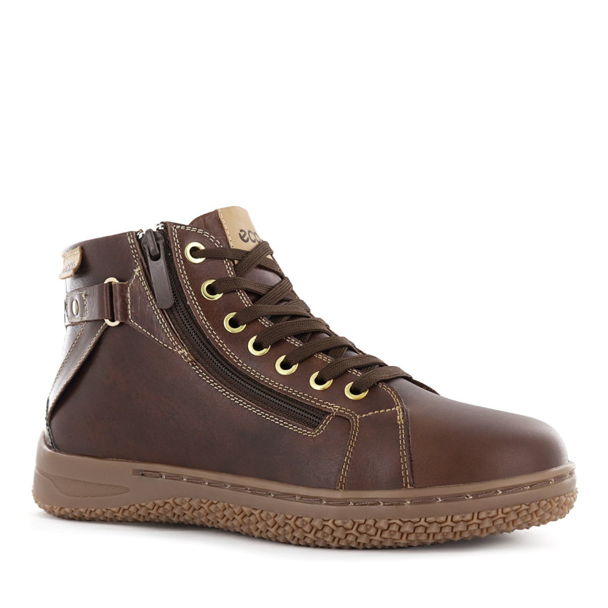 BOTIN  CUERO ECCO MUJER MULAN02 CHOCOLATE - 1