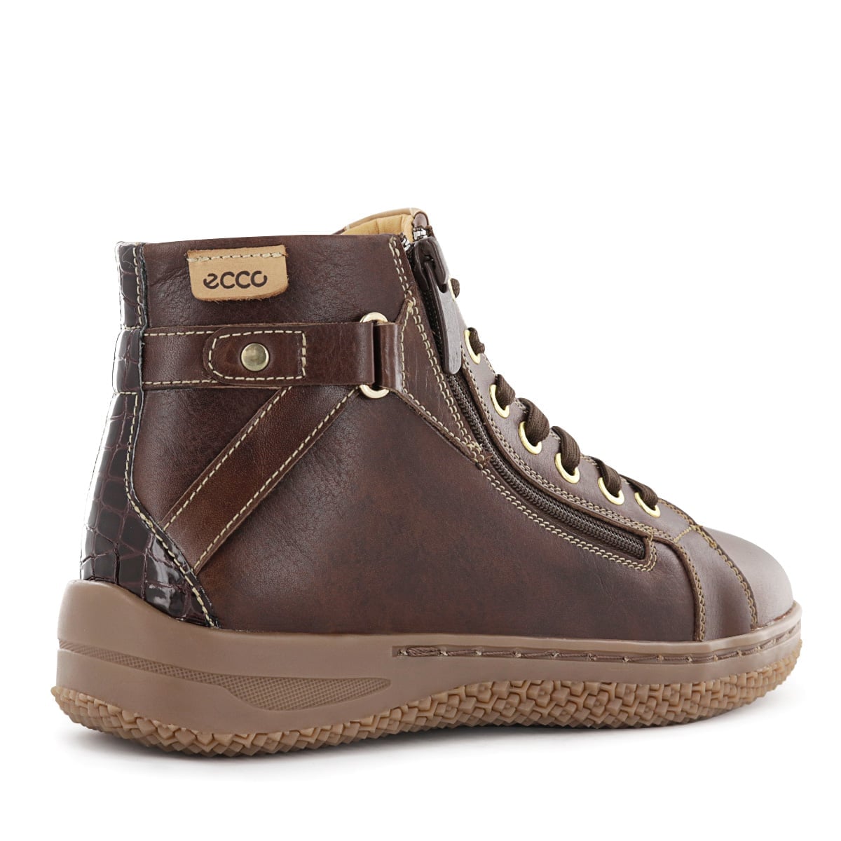 BOTIN  CUERO ECCO MUJER MULAN02 CHOCOLATE - 3