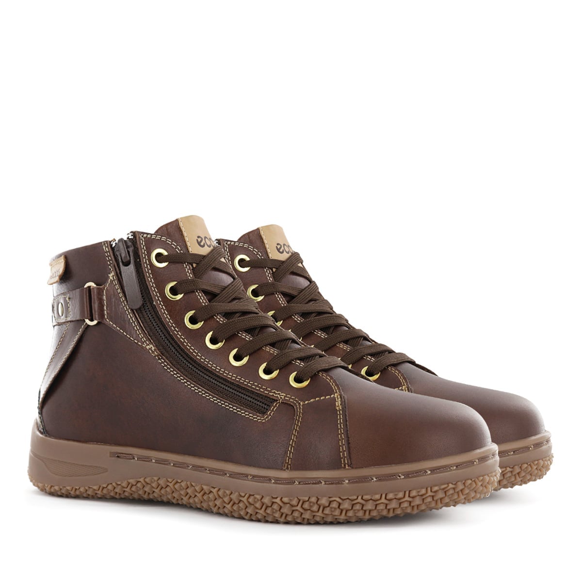 BOTIN  CUERO ECCO MUJER MULAN02 CHOCOLATE - 5
