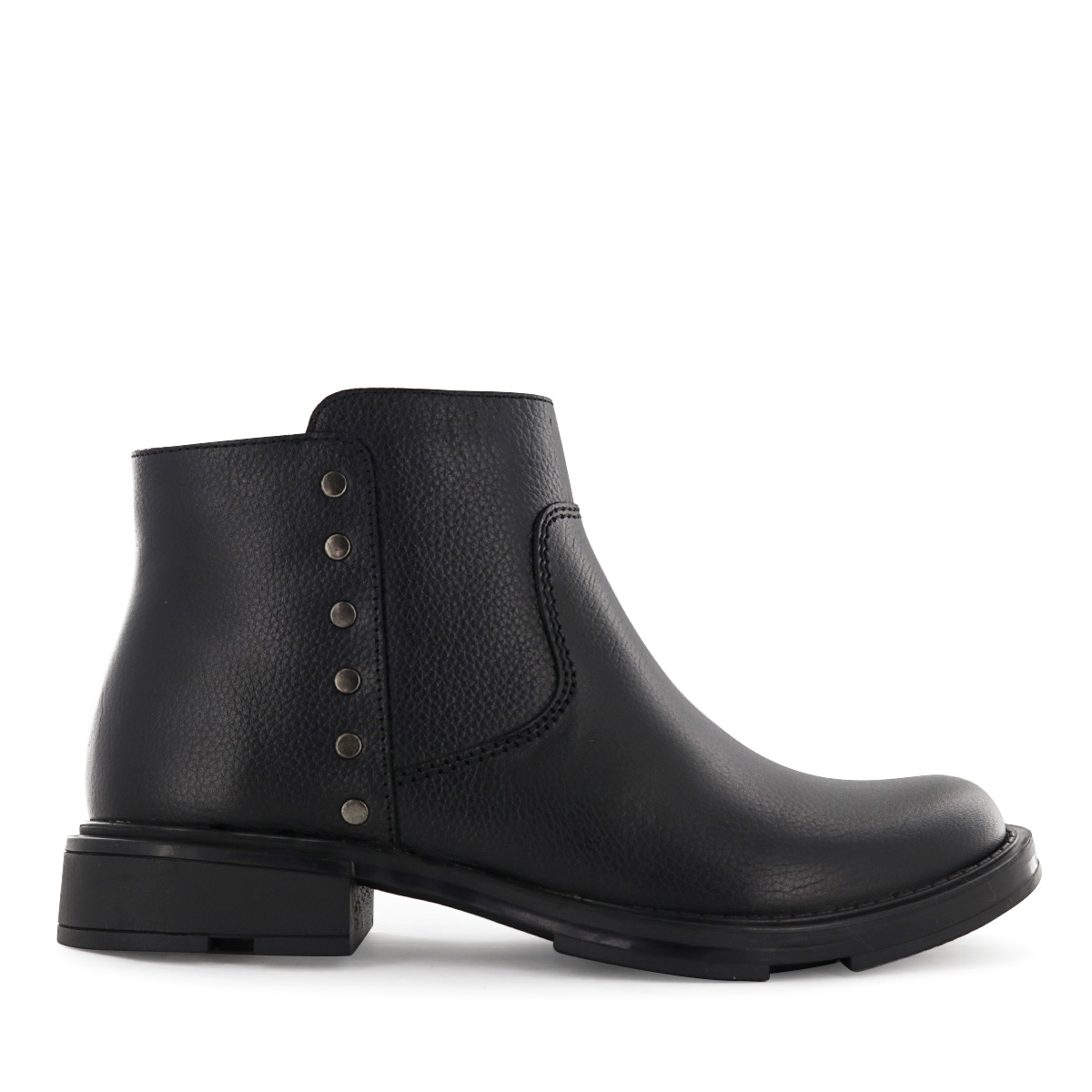 BOTIN CUERO ECCO MUJER ZIZI01 NEGRO - 2