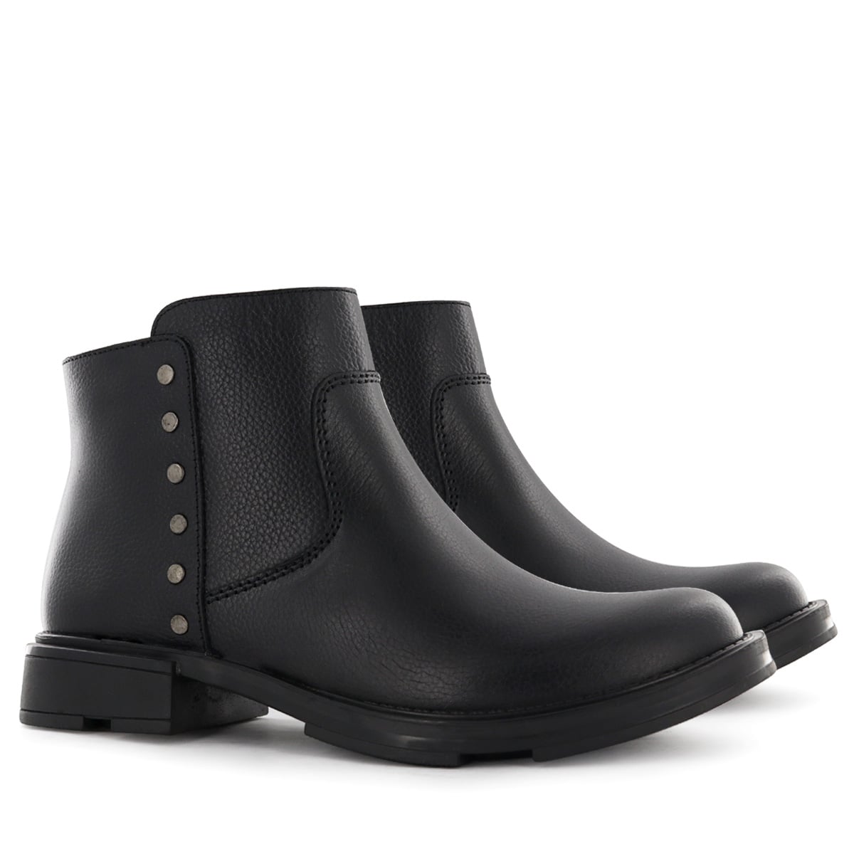 BOTIN  CUERO ECCO MUJER ZIZI01 NEGRO - 5