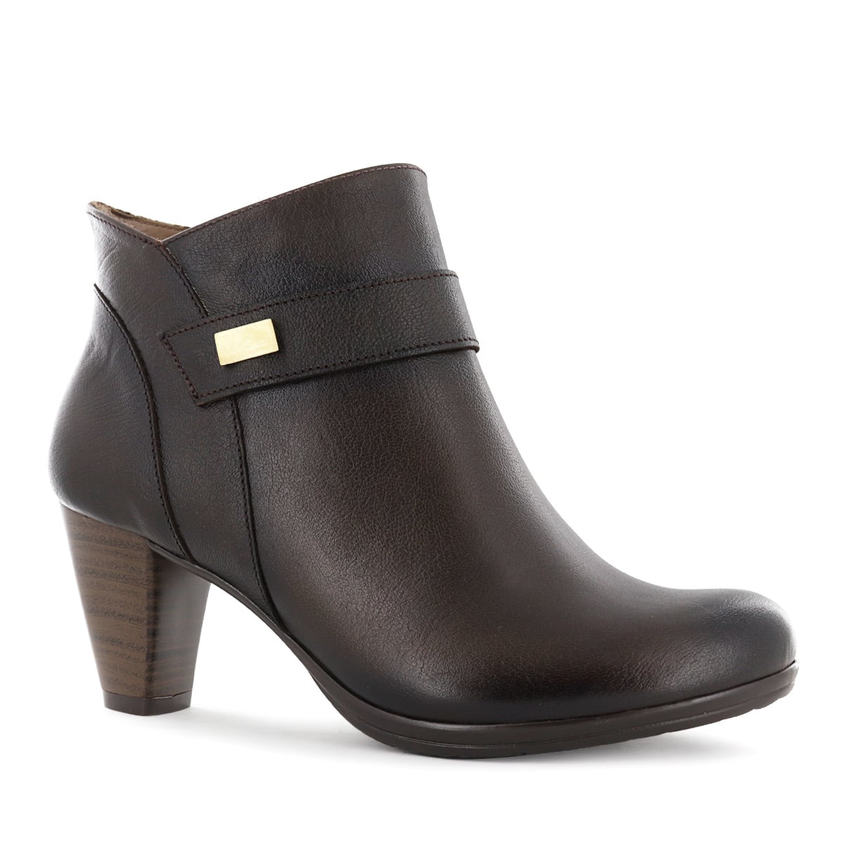 BOTIN  CUERO ECCO MUJER DALILA49  HABANO - 1