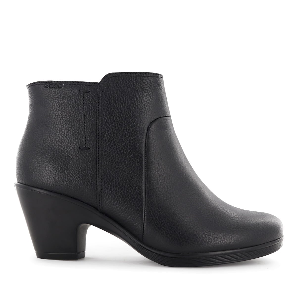 BOTIN  CUERO ECCO MUJER NATALIE83 NEGRO - 2