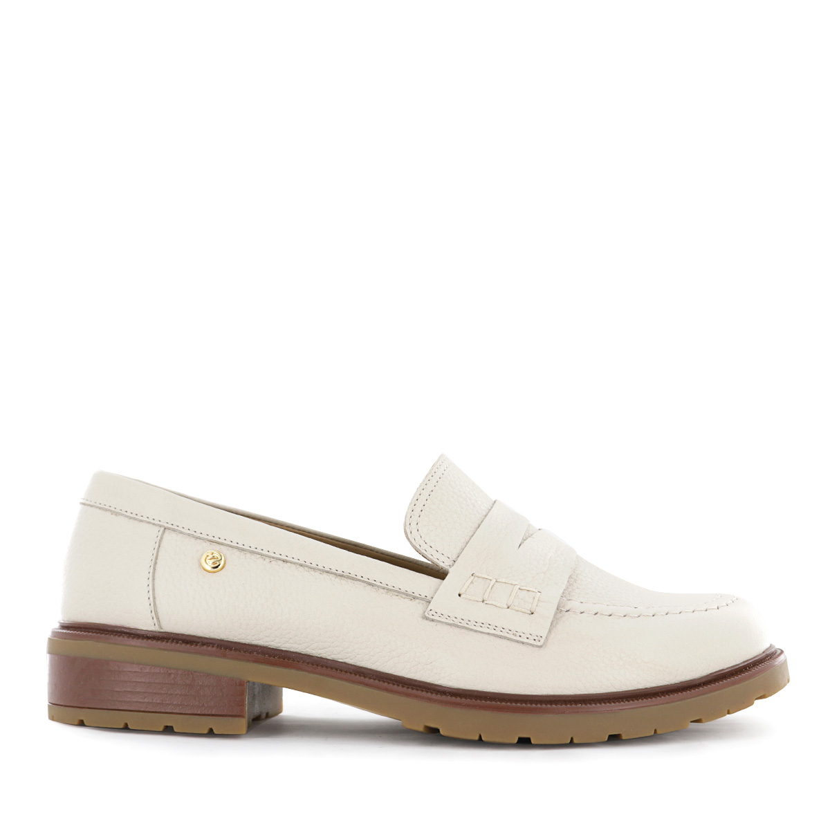MOCASÍN CUERO ECCO MUJER ZUMI02 HIELO - 2
