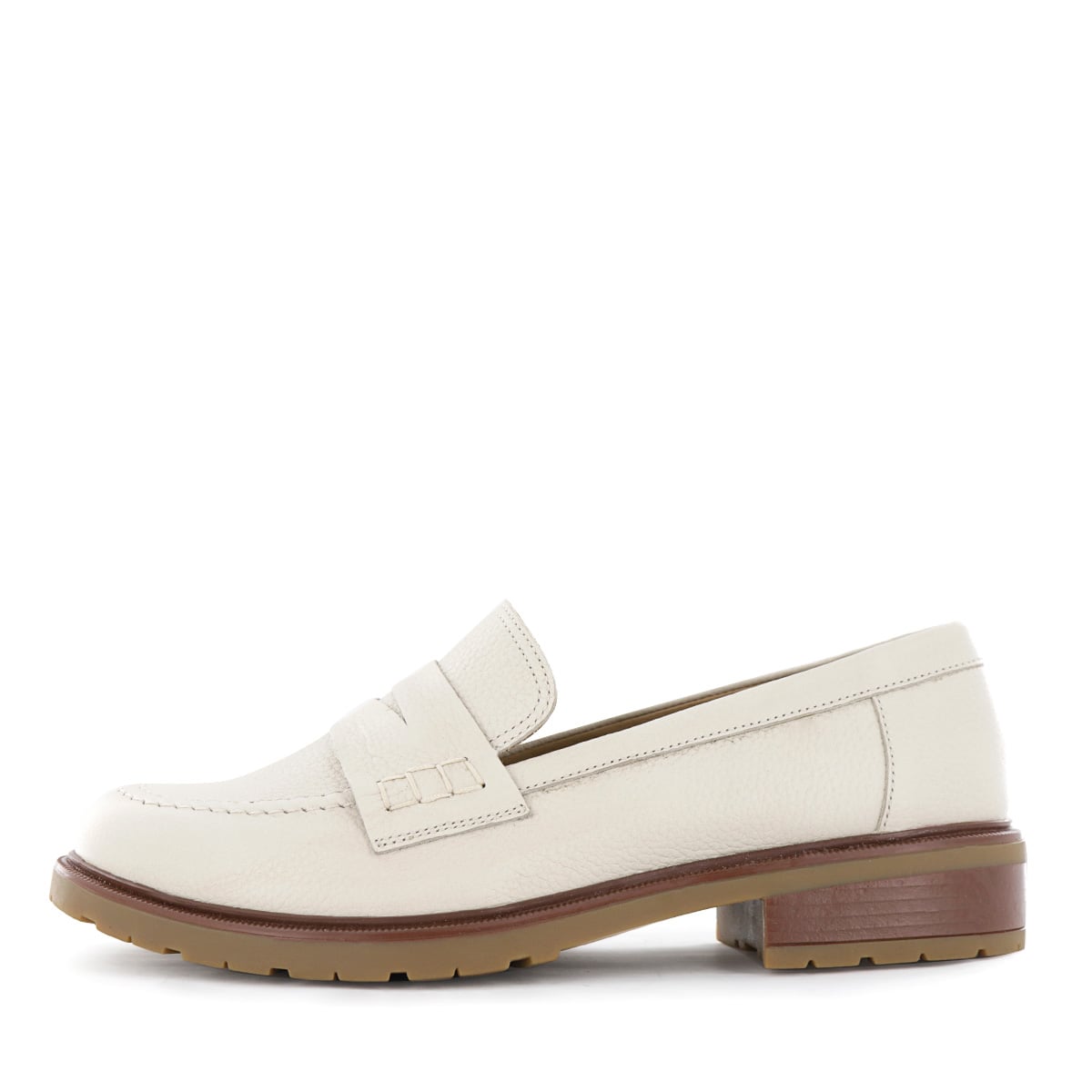 MOCASÍN CUERO ECCO MUJER ZUMI02 HIELO - 4