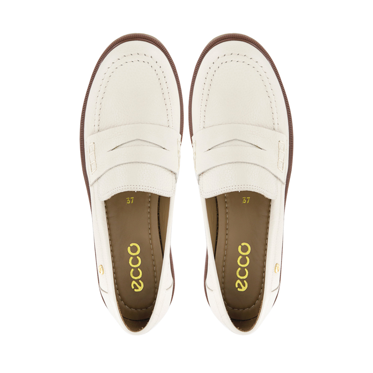 MOCASÍN CUERO ECCO MUJER ZUMI02 HIELO - 5