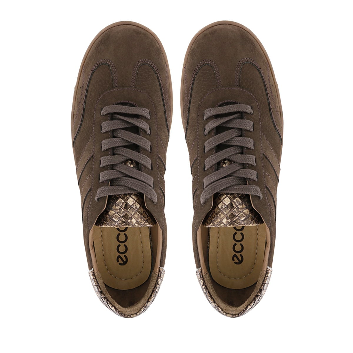 ZAPATILLA URBANA CUERO ECCO MUJER MULAN03 CHOCOLATE - 5