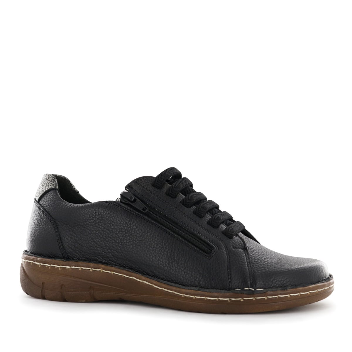 ZAPATILLA CUERO ECCO MUJER BONNIE11 NEGRO - 1