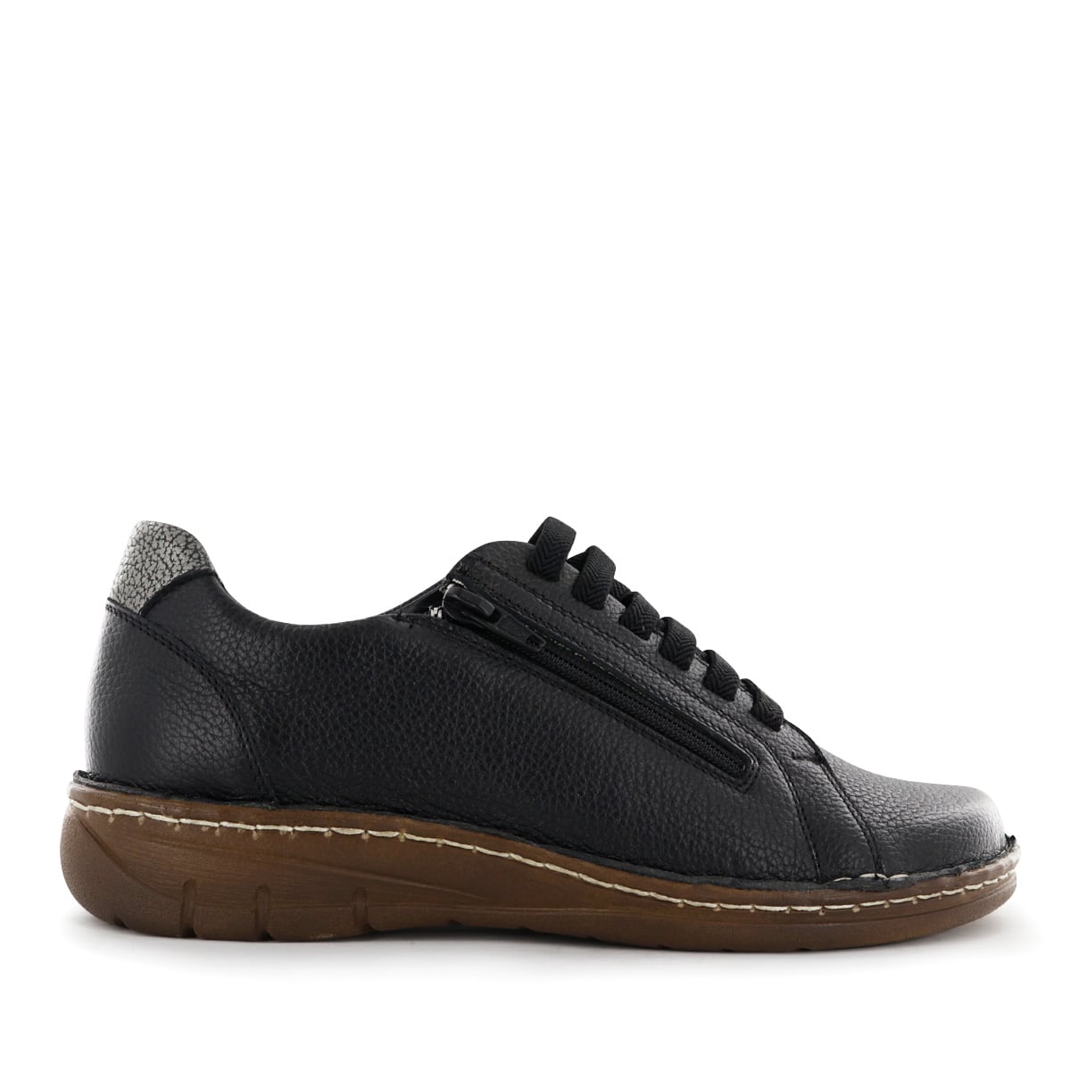 ZAPATILLA CUERO ECCO MUJER BONNIE11 NEGRO - 2