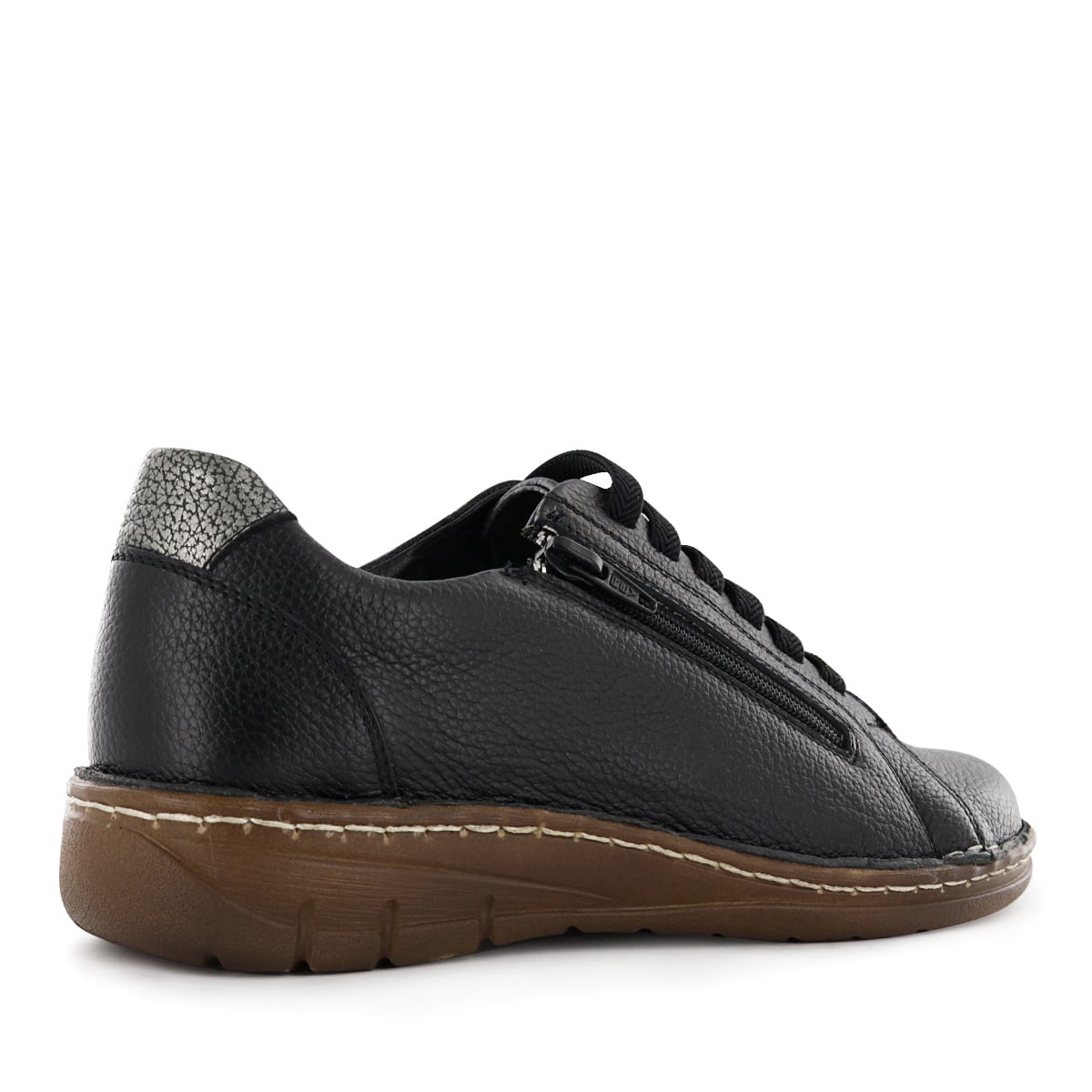 ZAPATILLA CUERO ECCO MUJER BONNIE11 NEGRO - 3