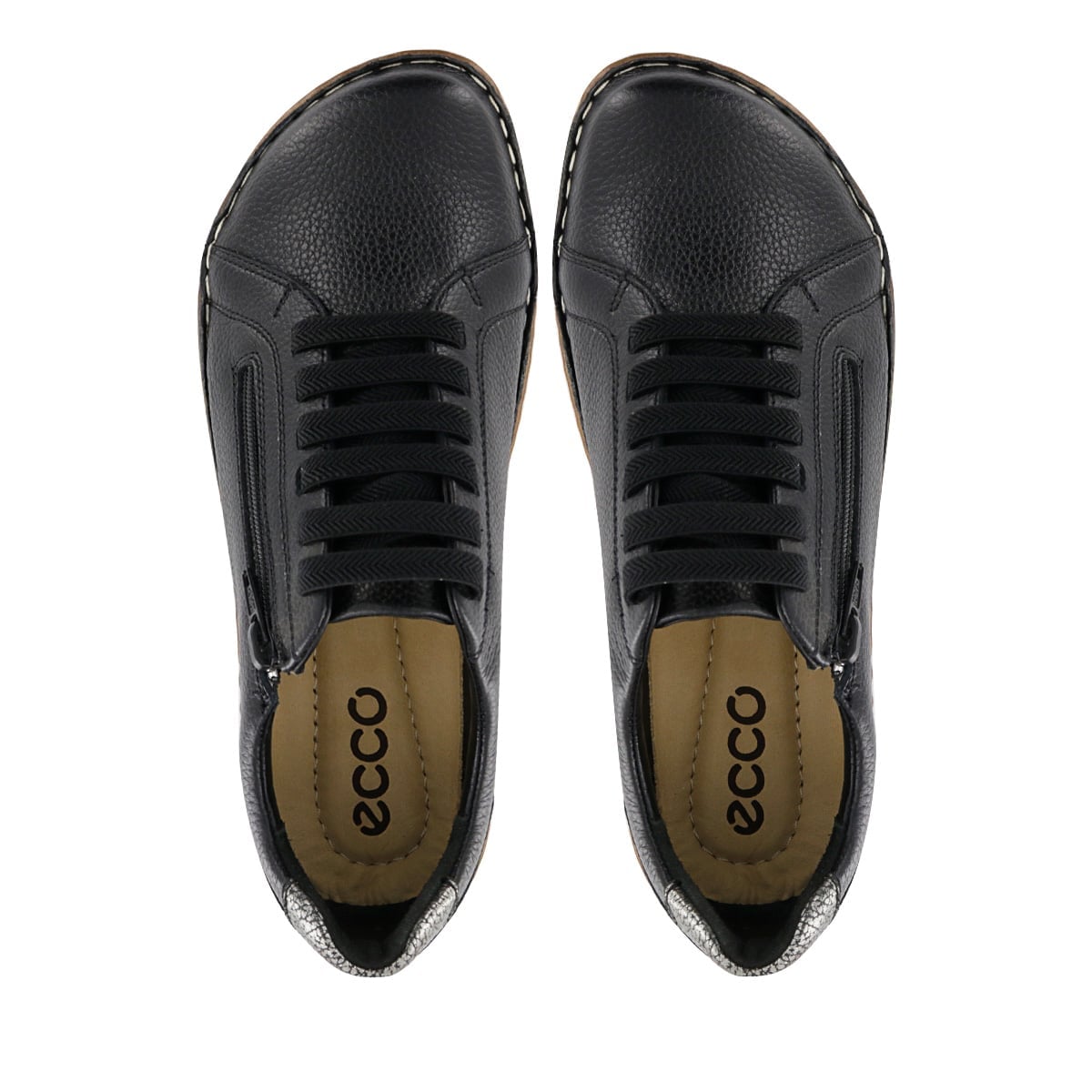 ZAPATILLA CUERO ECCO MUJER BONNIE11 NEGRO - 5