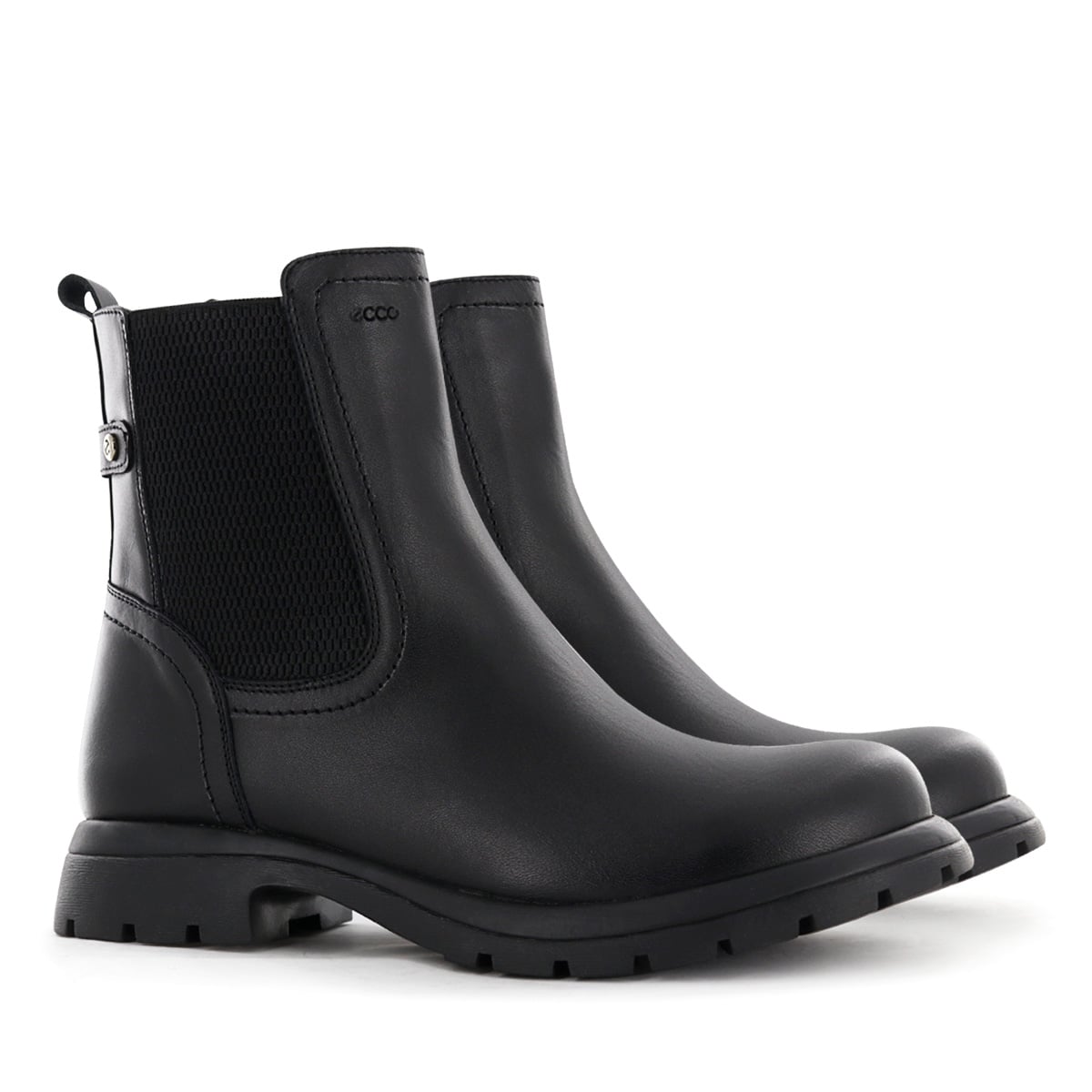 BOTAS MUJER ECCO DARAH04 CUERO NEGRO - 5