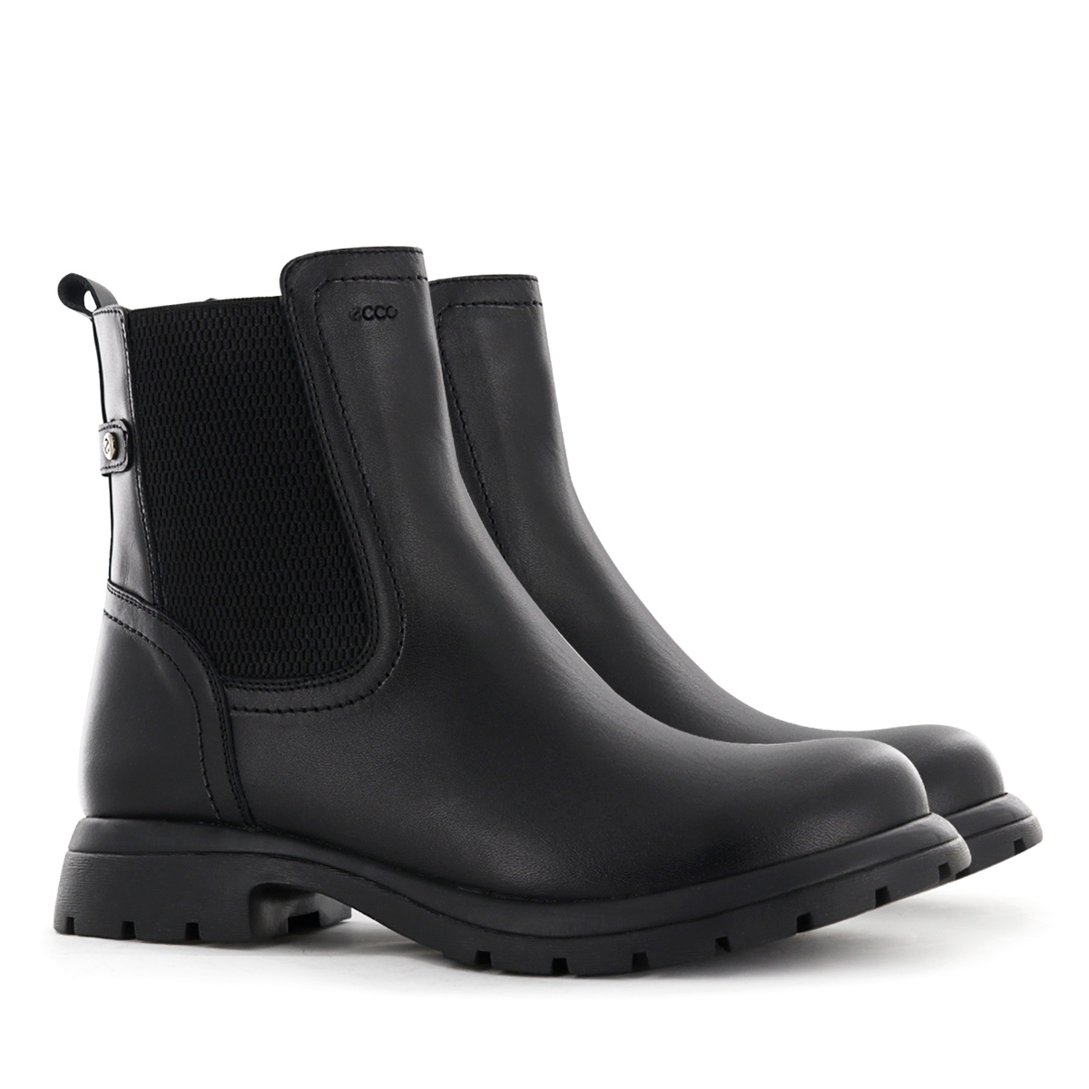 BOTAS MUJER ECCO DARAH04 CUERO NEGRO - 5