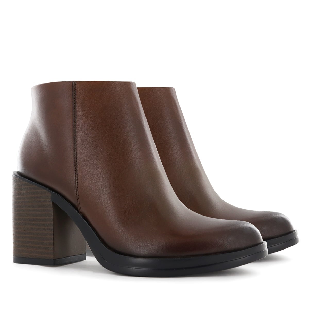 BOTAS MUJER ECCO MEDE02 CUERO CHOCOLATE - 5