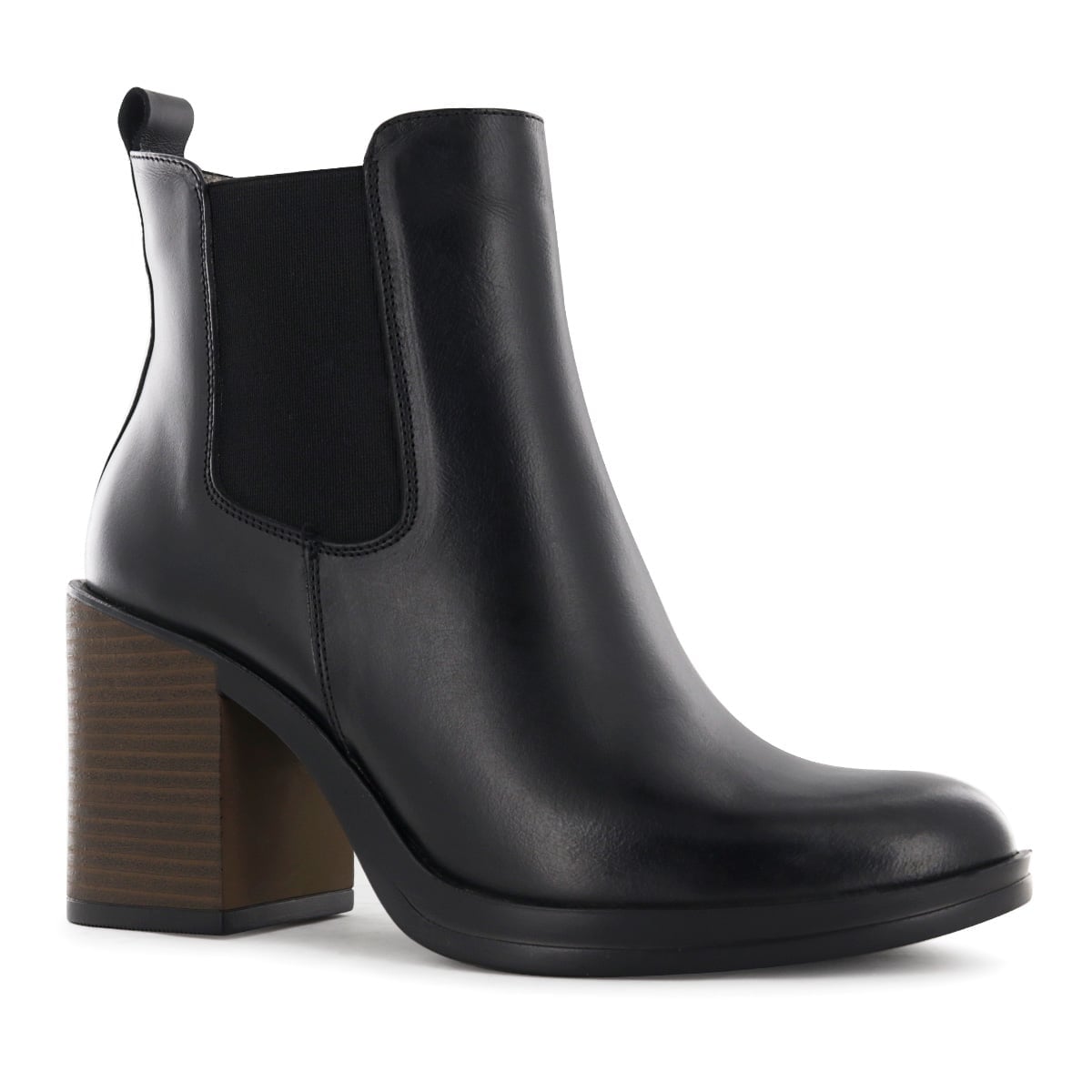 BOTAS MUJER ECCO MEDE04 CUERO NEGRO - 1