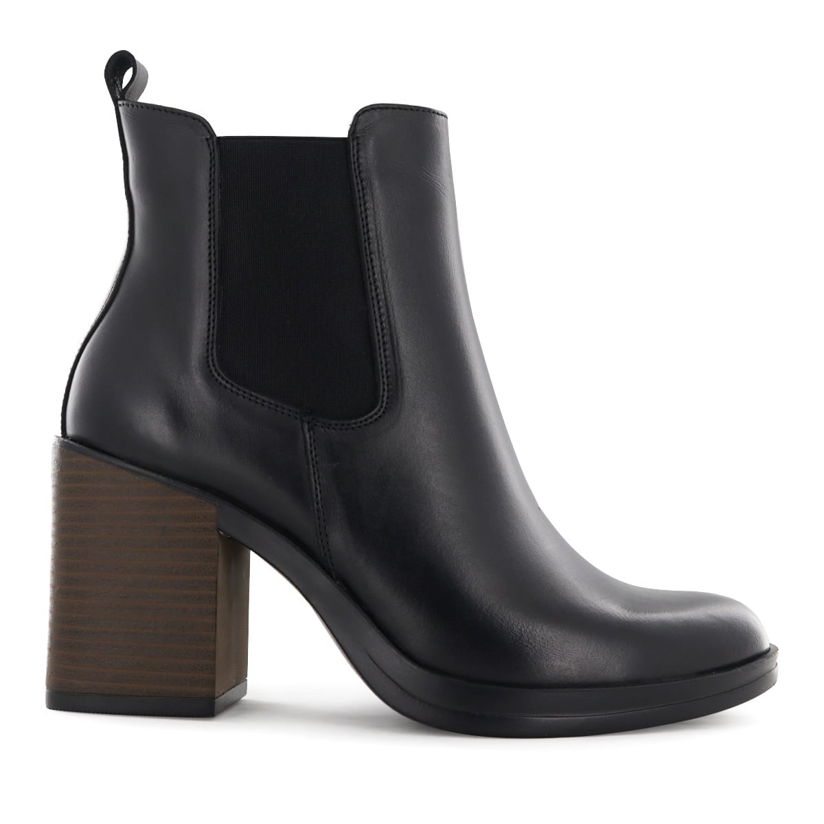 BOTAS MUJER ECCO MEDE04 CUERO NEGRO - 2