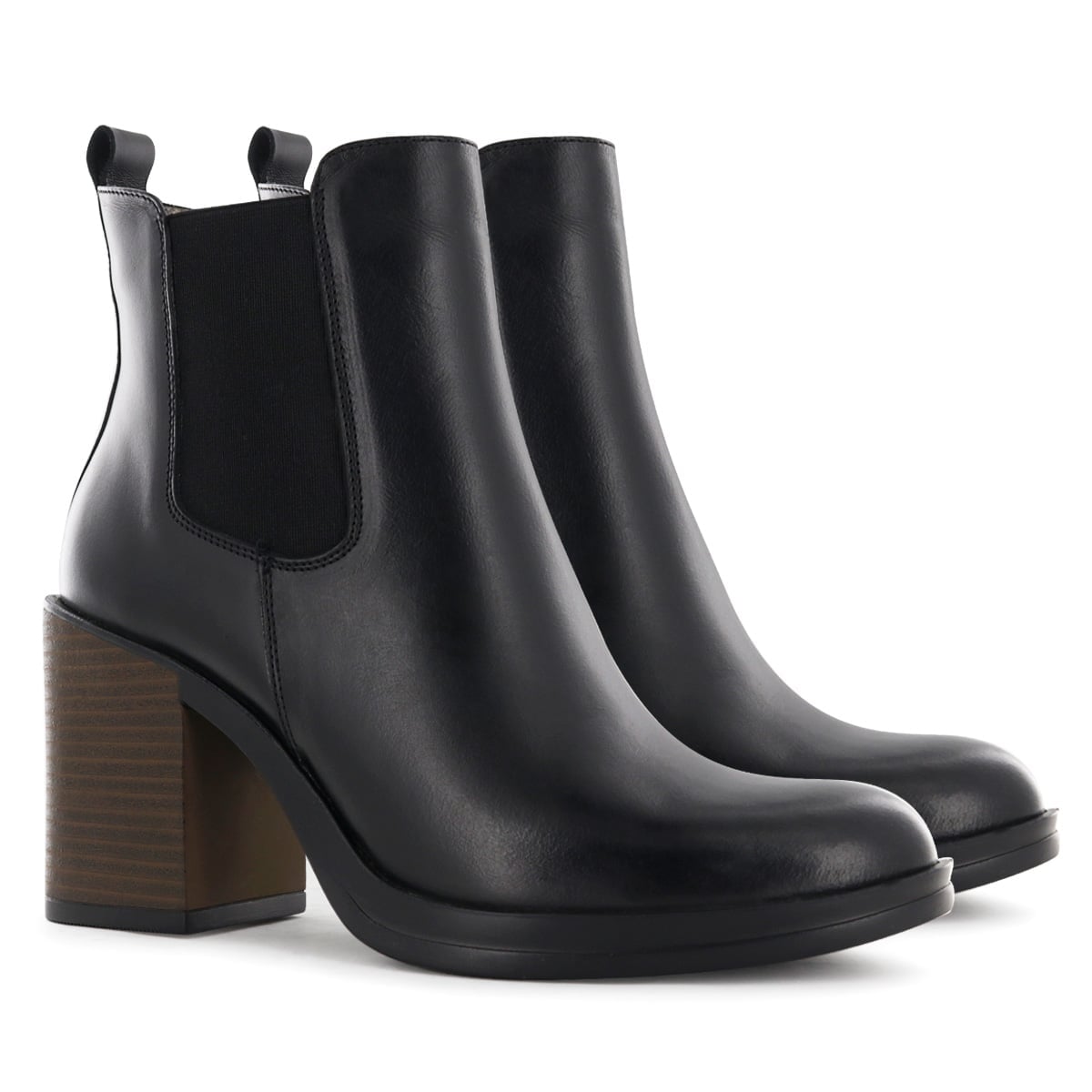 BOTAS MUJER ECCO MEDE04 CUERO NEGRO - 5