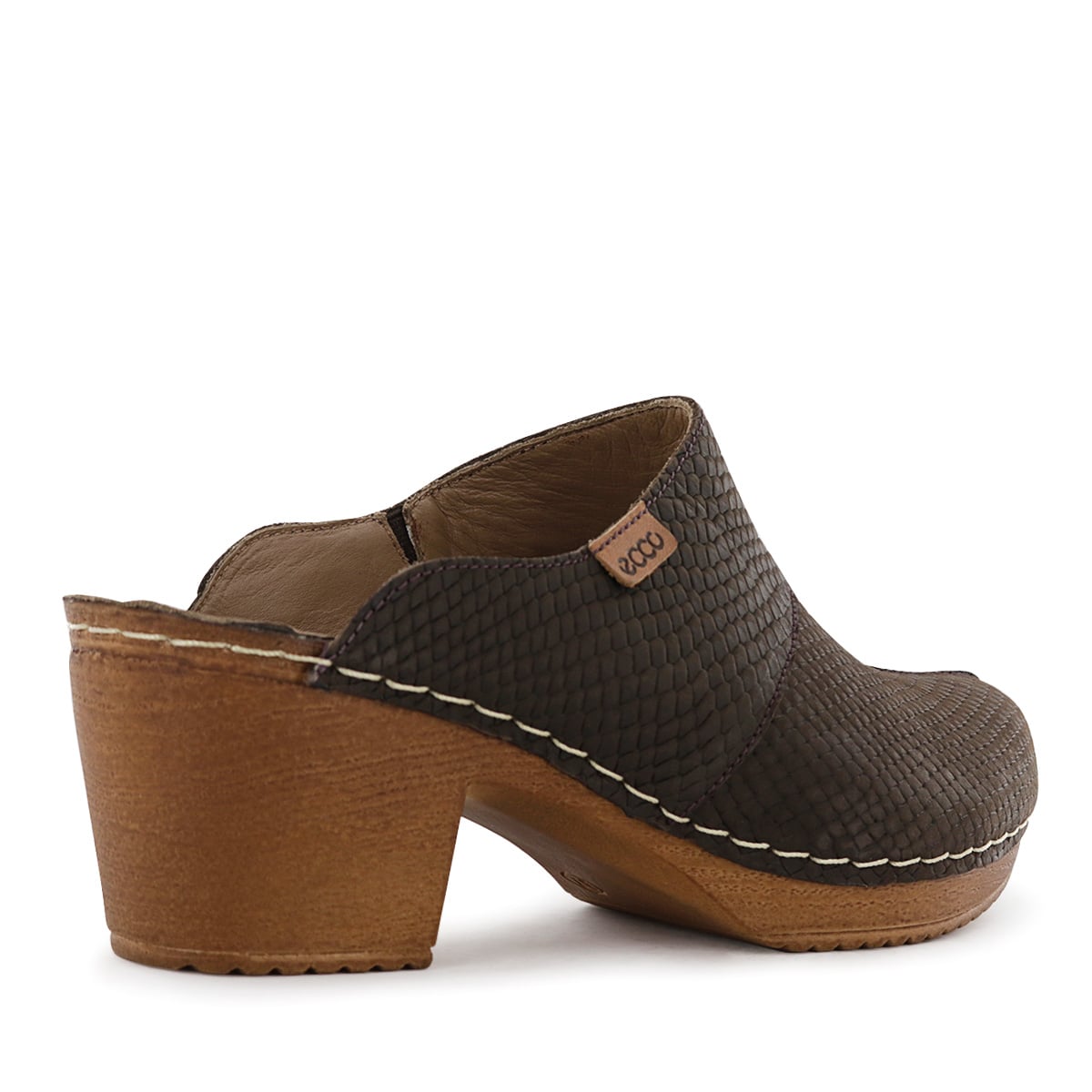 ZUECOS MUJER ECCO MIKA06 CUERO CHOCOLATE - 3