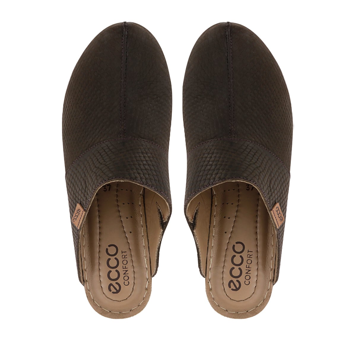 ZUECOS MUJER ECCO MIKA06 CUERO CHOCOLATE - 5