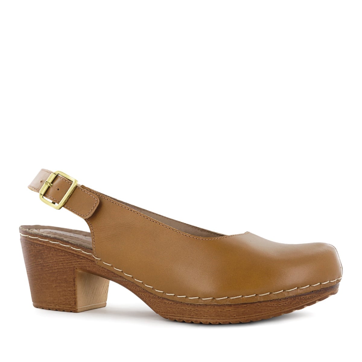 ZUECOS MUJER ECCO MIKA10 CUERO TOFFEE - 1