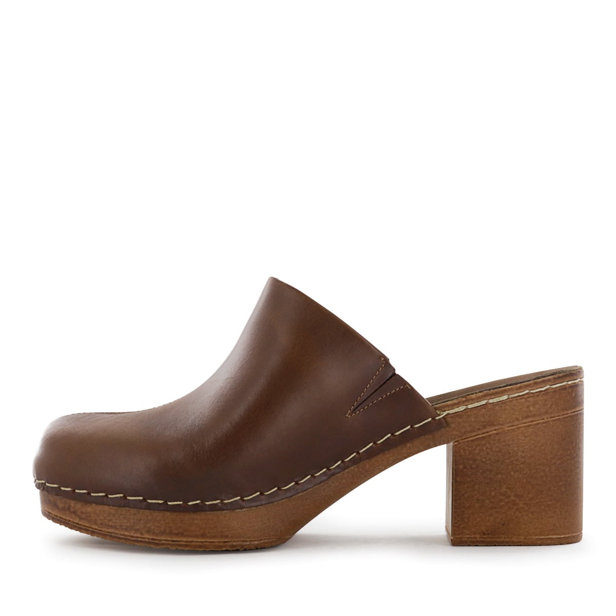 ZUECOS MUJER ECCO TELMA08 CUERO CASTAÑO - 4
