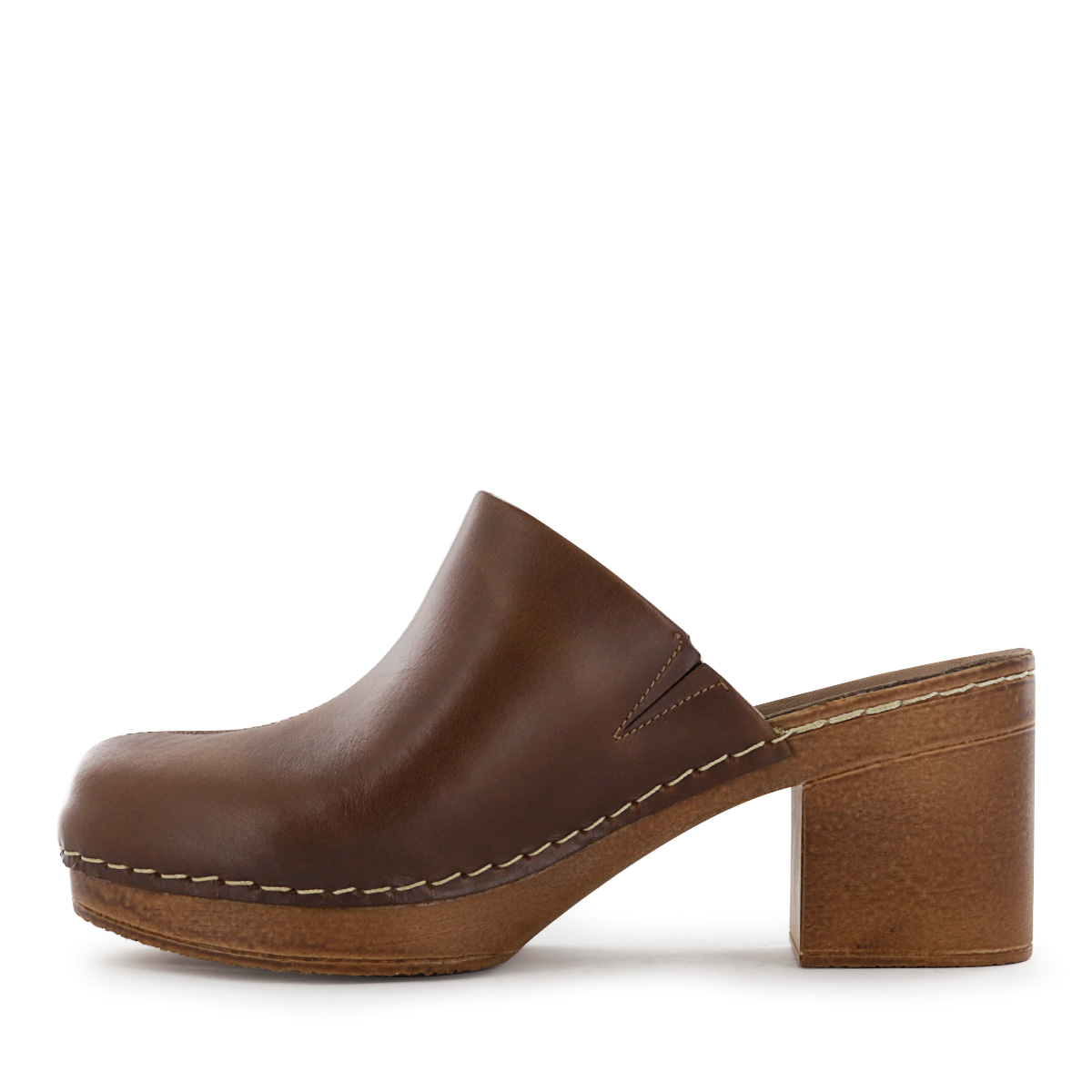 ZUECOS MUJER ECCO TELMA08 CUERO CASTAÑO - 4