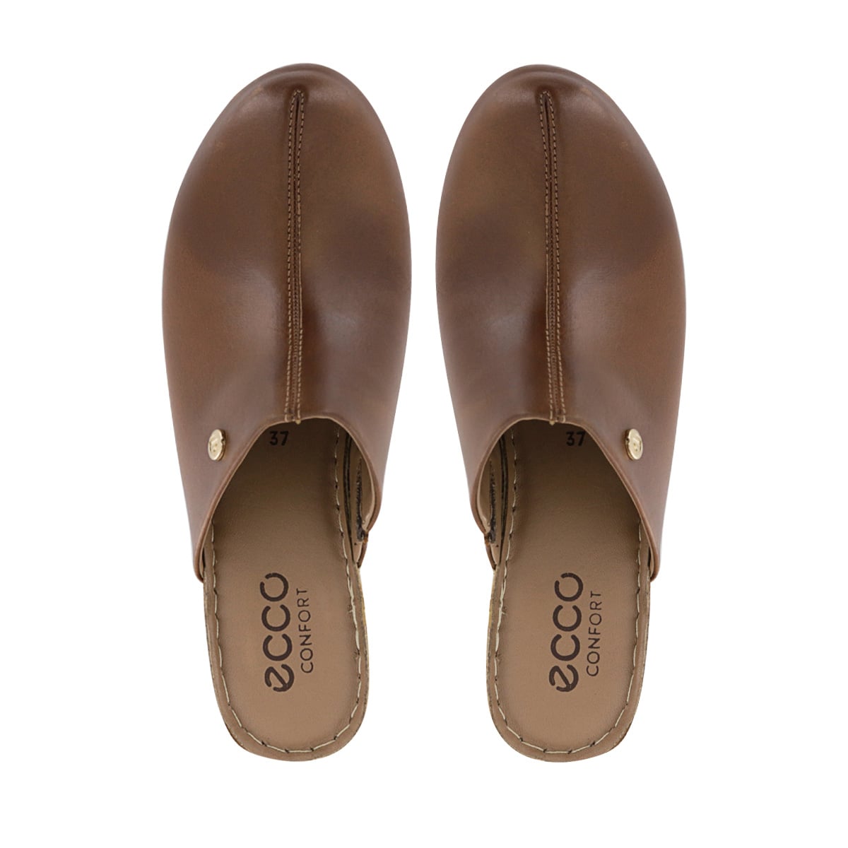 ZUECOS MUJER ECCO TELMA08 CUERO CASTAÑO - 5