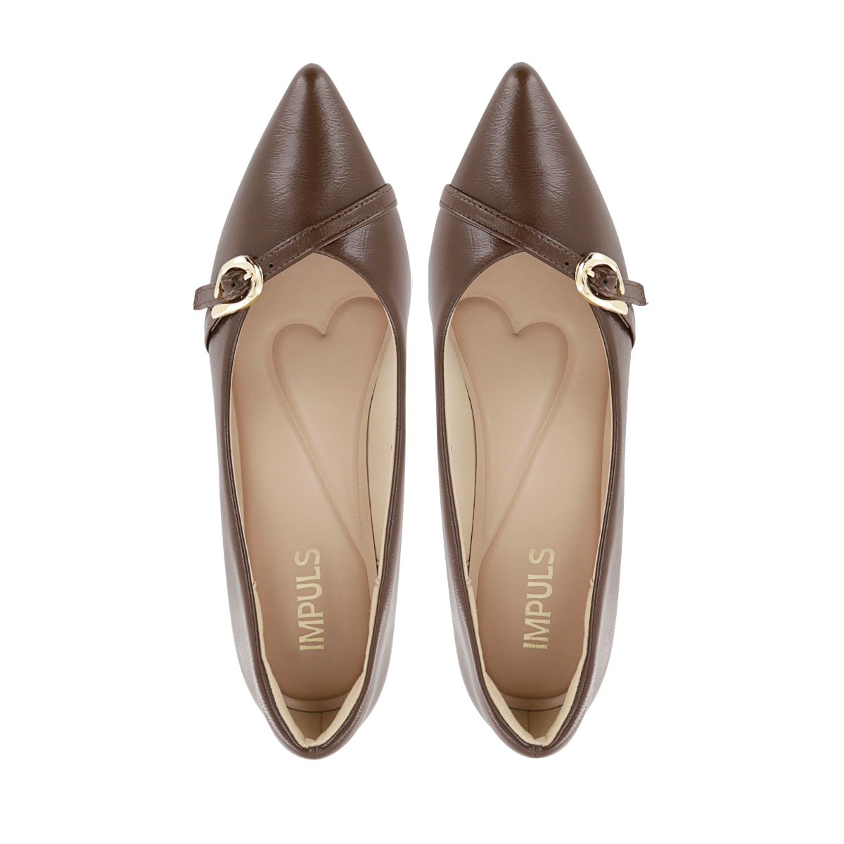 ZAPATOS DE VESTIR IMPULS MURIEL51 CAFÉ MUJER - 5