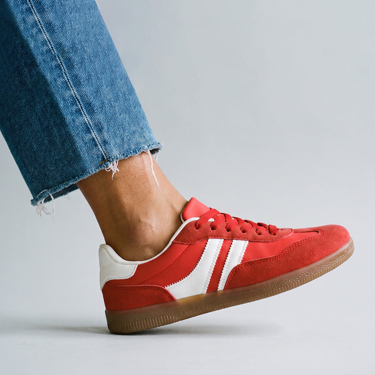 ZAPATILLAS MUJER DEMI06 CEREZA - 1