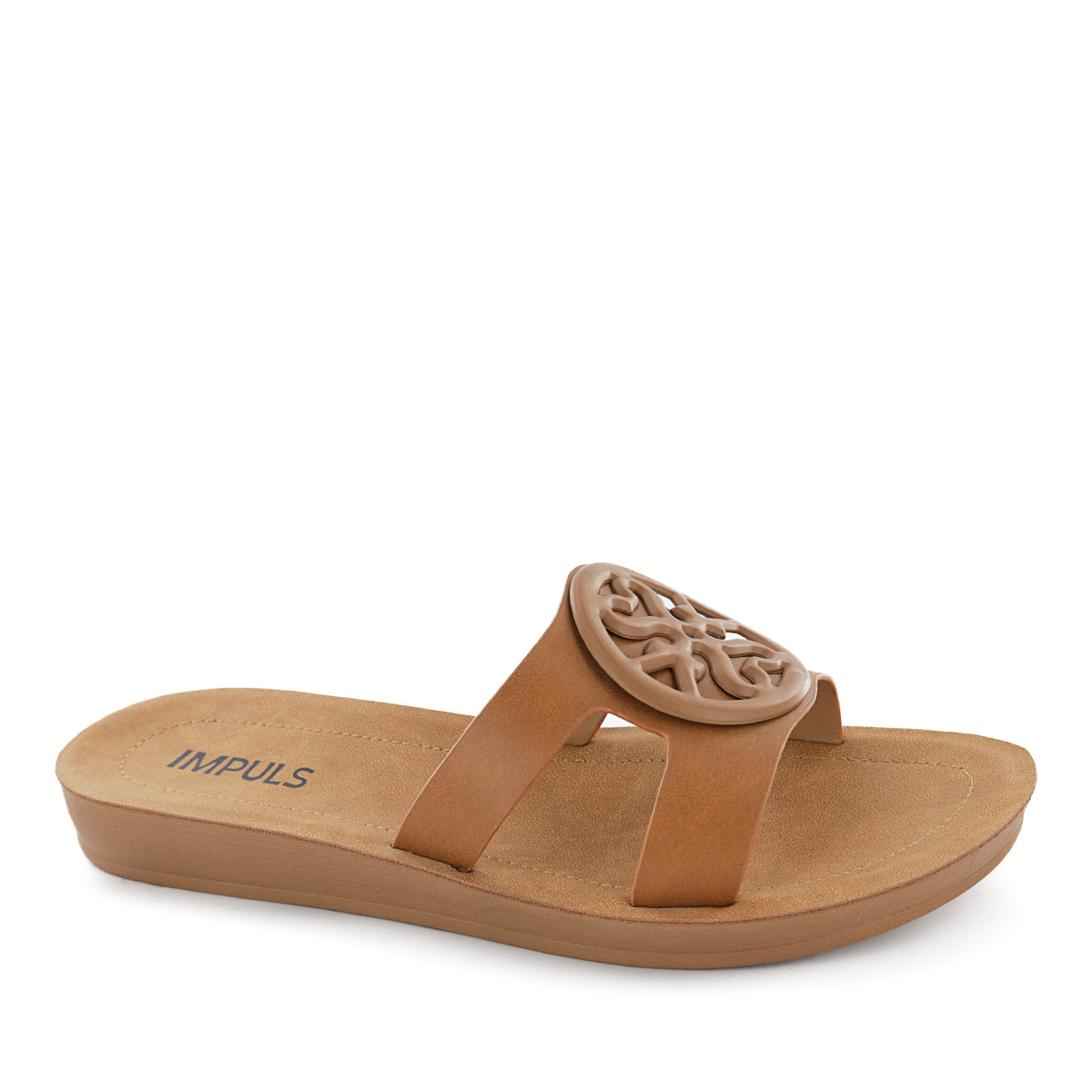 SANDALIAS MUJER BASHA06 CARAMELO - 1