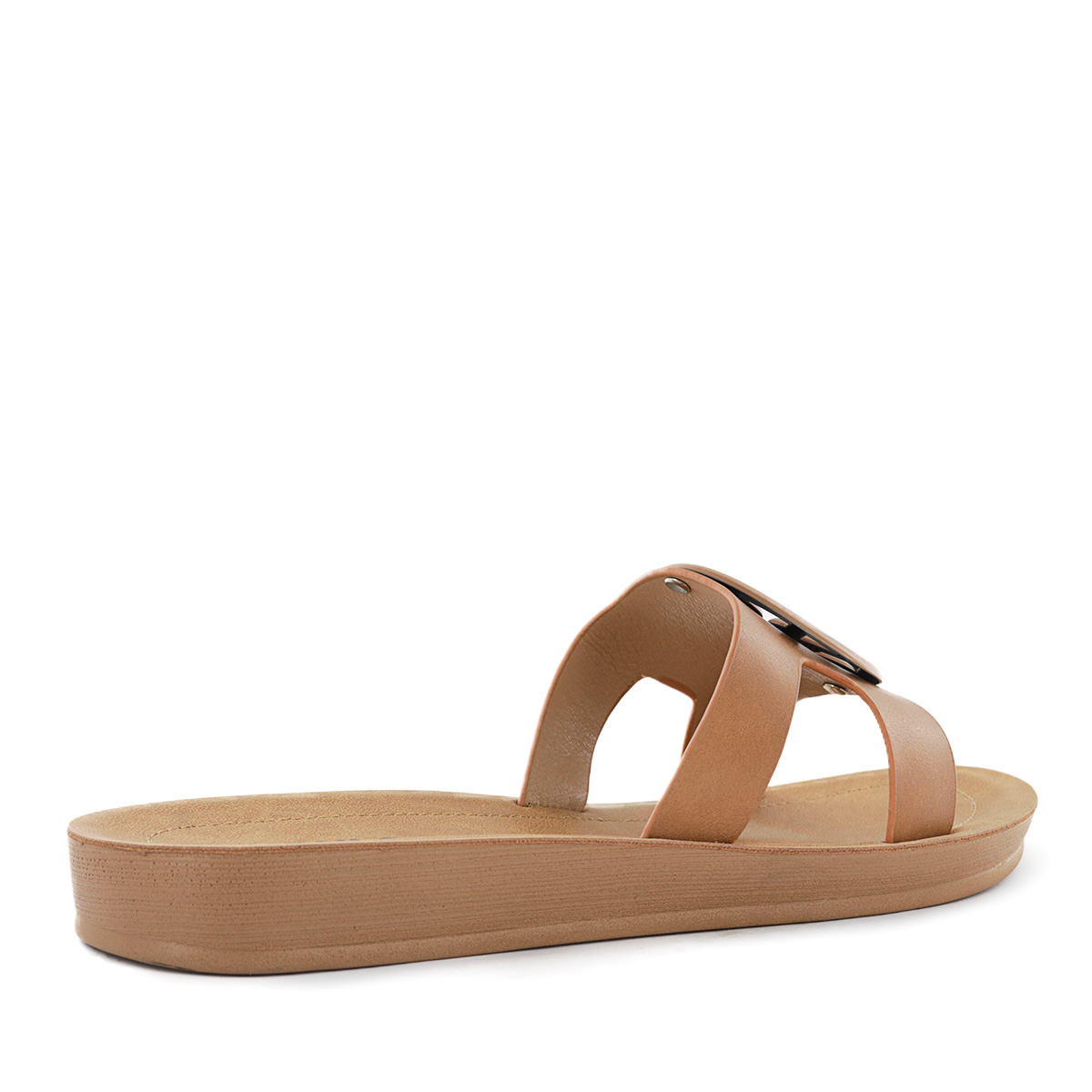 SANDALIAS MUJER BASHA06 CARAMELO - 3