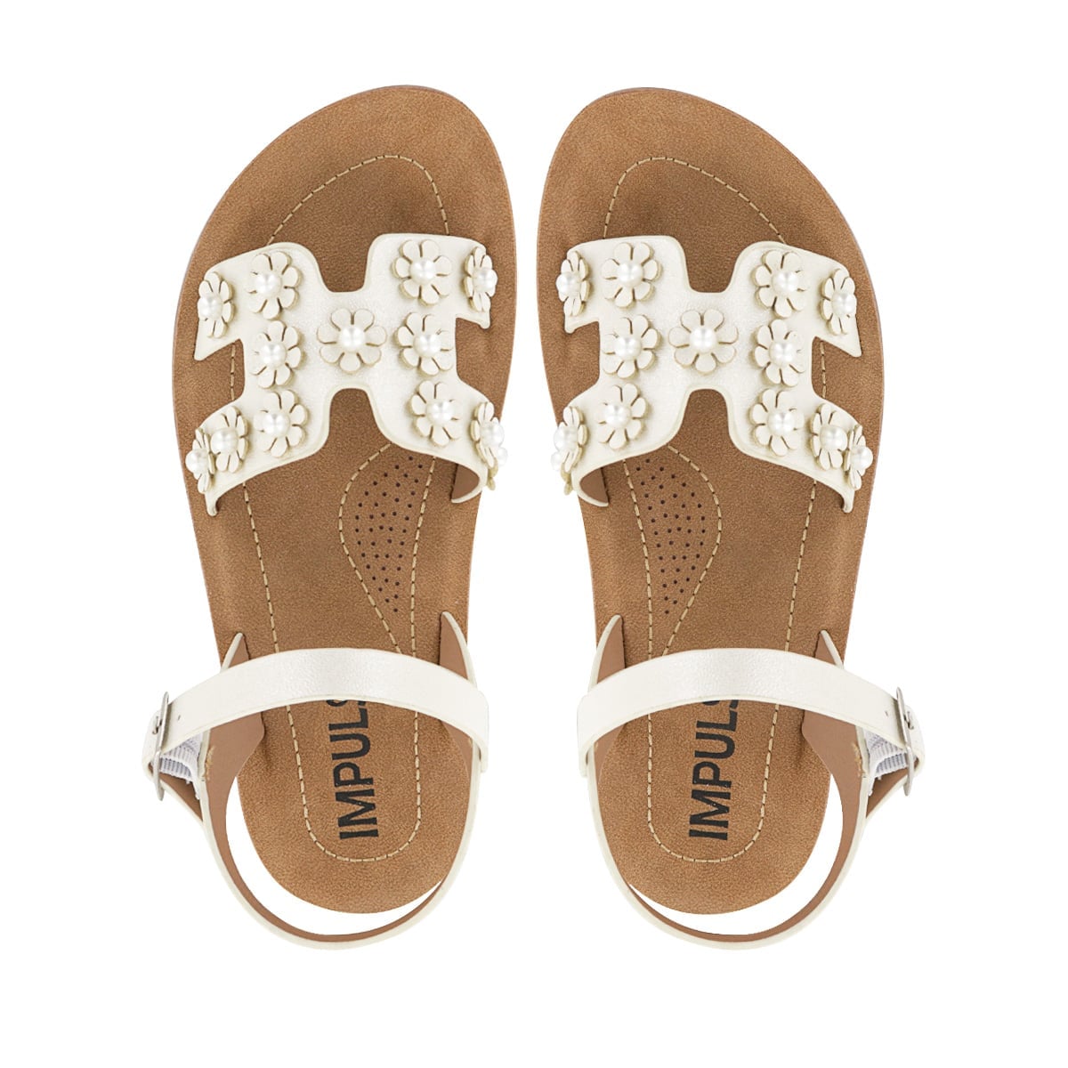 SANDALIAS NIÑA KAELA16 BLANCO - 5