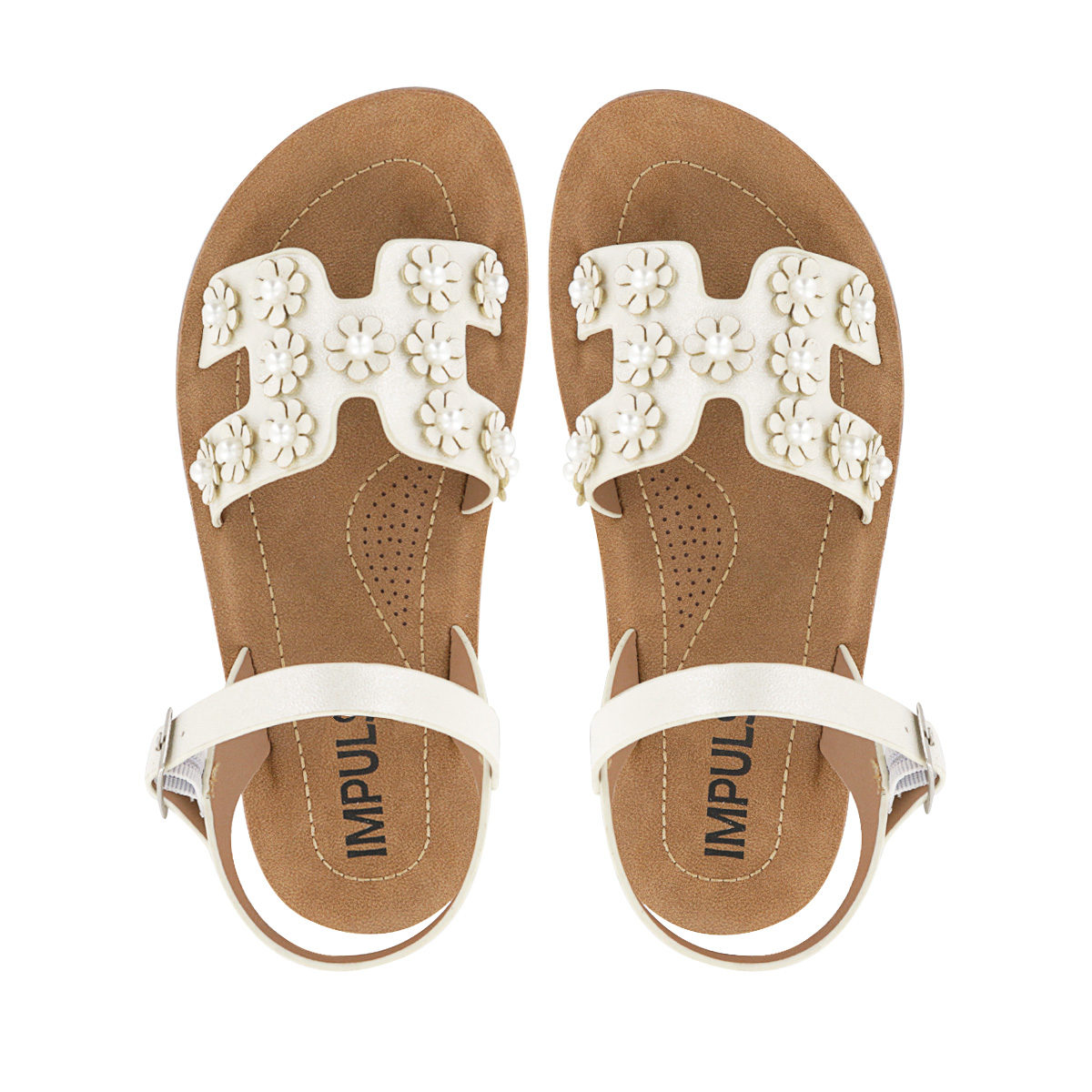 SANDALIAS NIÑA KAELA16 BLANCO - 5