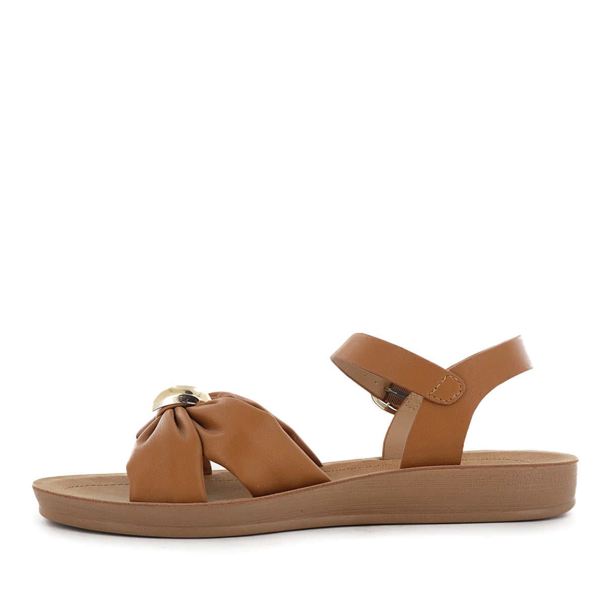 SANDALIAS MUJER BASHA05 CARAMELO - 4