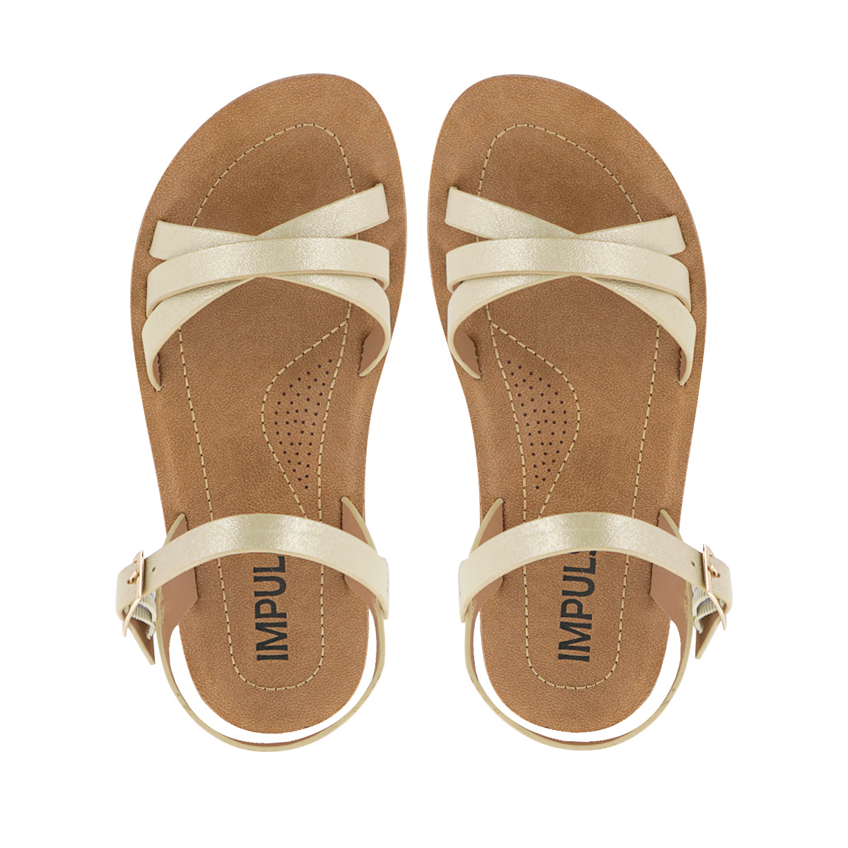 SANDALIAS NIÑA KAELA15 ORO - 5