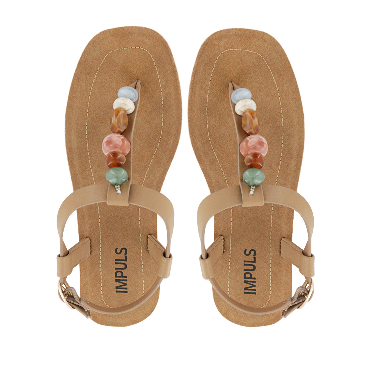 SANDALIAS MUJER BASHA01 NUDE - 5