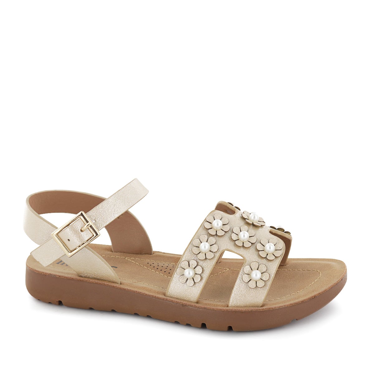 SANDALIAS NIÑA KAELA16 ORO - 1