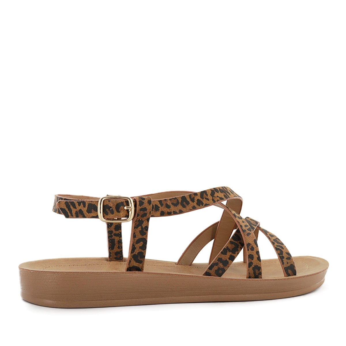 SANDALIAS MUJER BASHA07 ANIMAL PRINT - 3