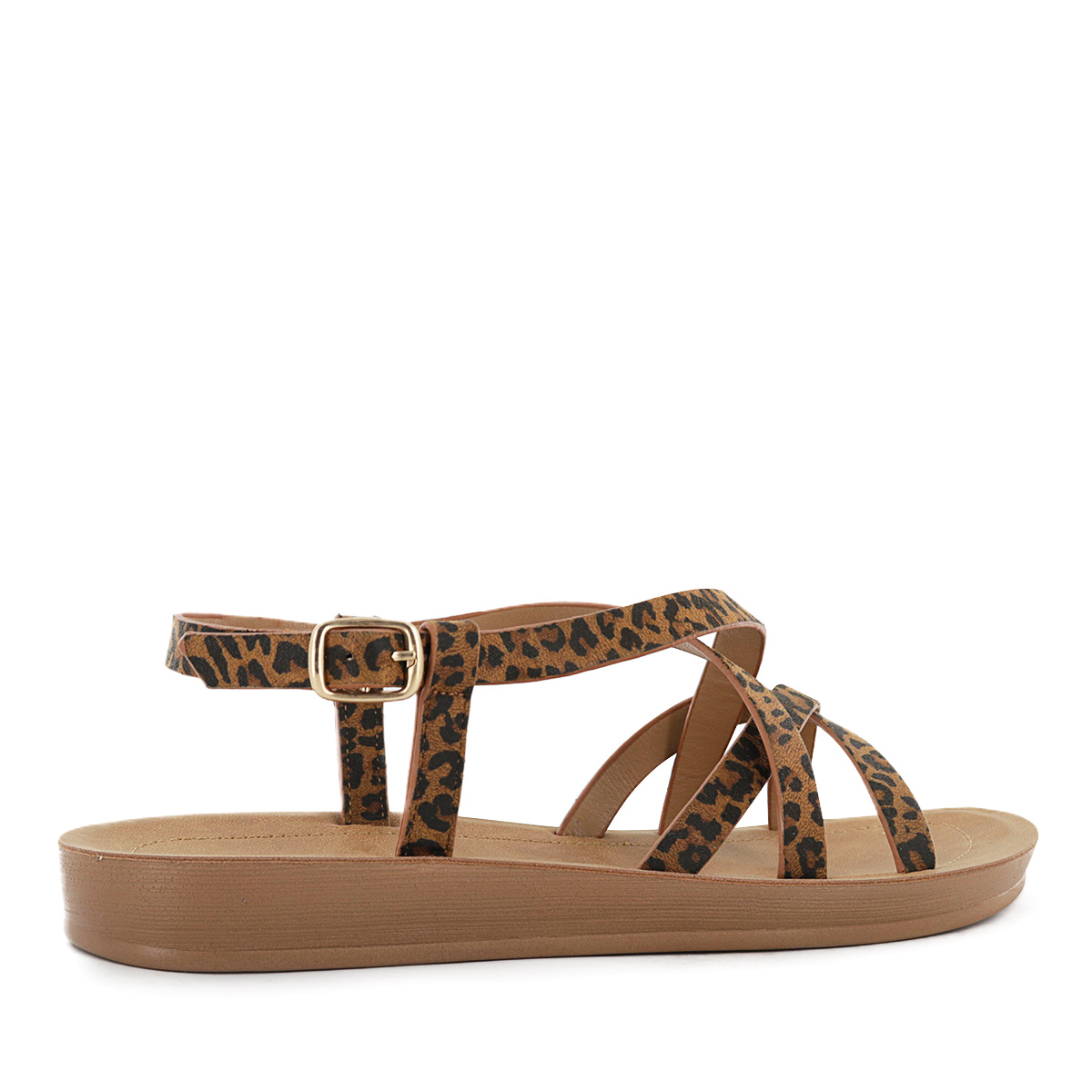 SANDALIAS MUJER BASHA07 ANIMAL PRINT - 3