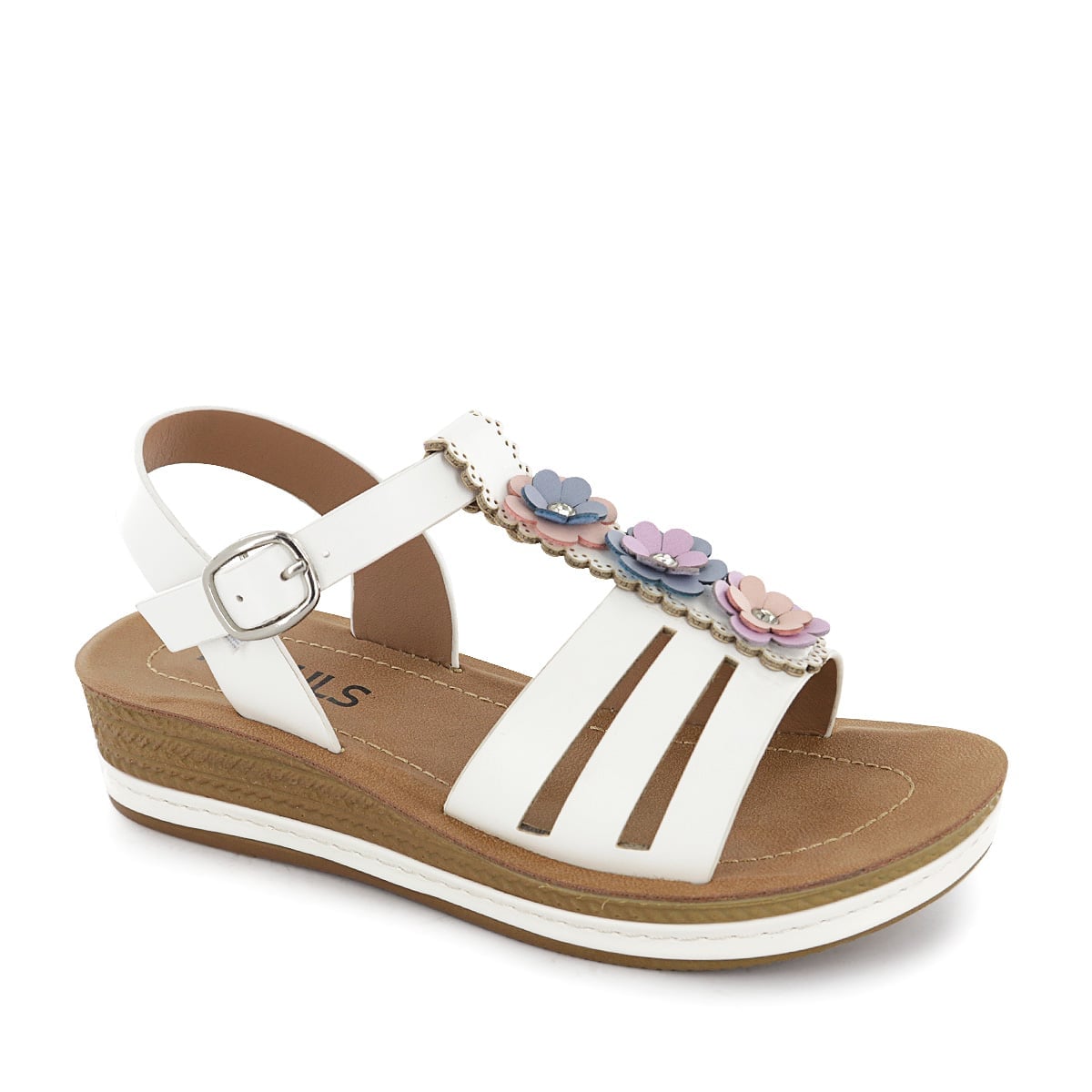 SANDALIAS NIÑA KAELA21 BLANCO - 1