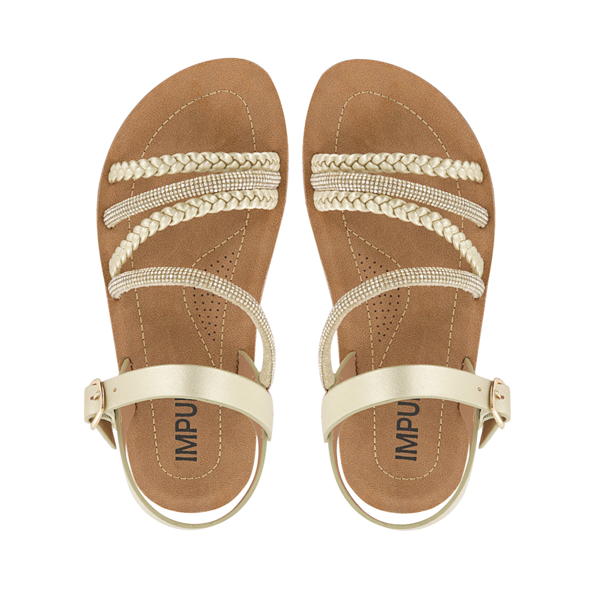 SANDALIAS NIÑA KAELA17 ORO - 5