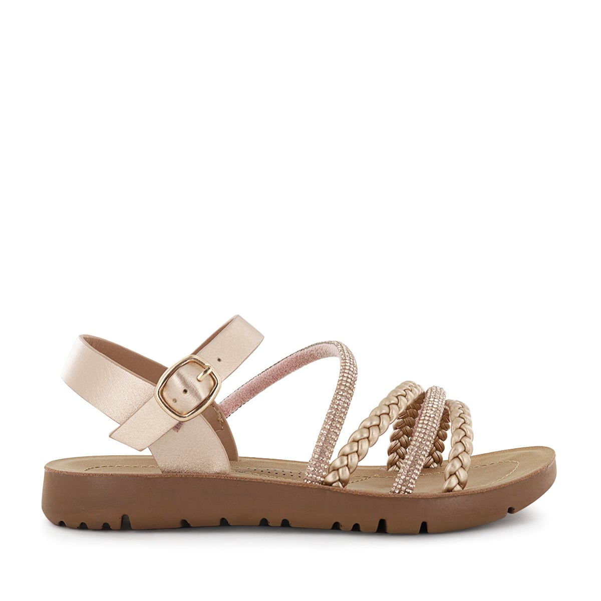 SANDALIAS NIÑA KAELA17 ORO ROSA - 2