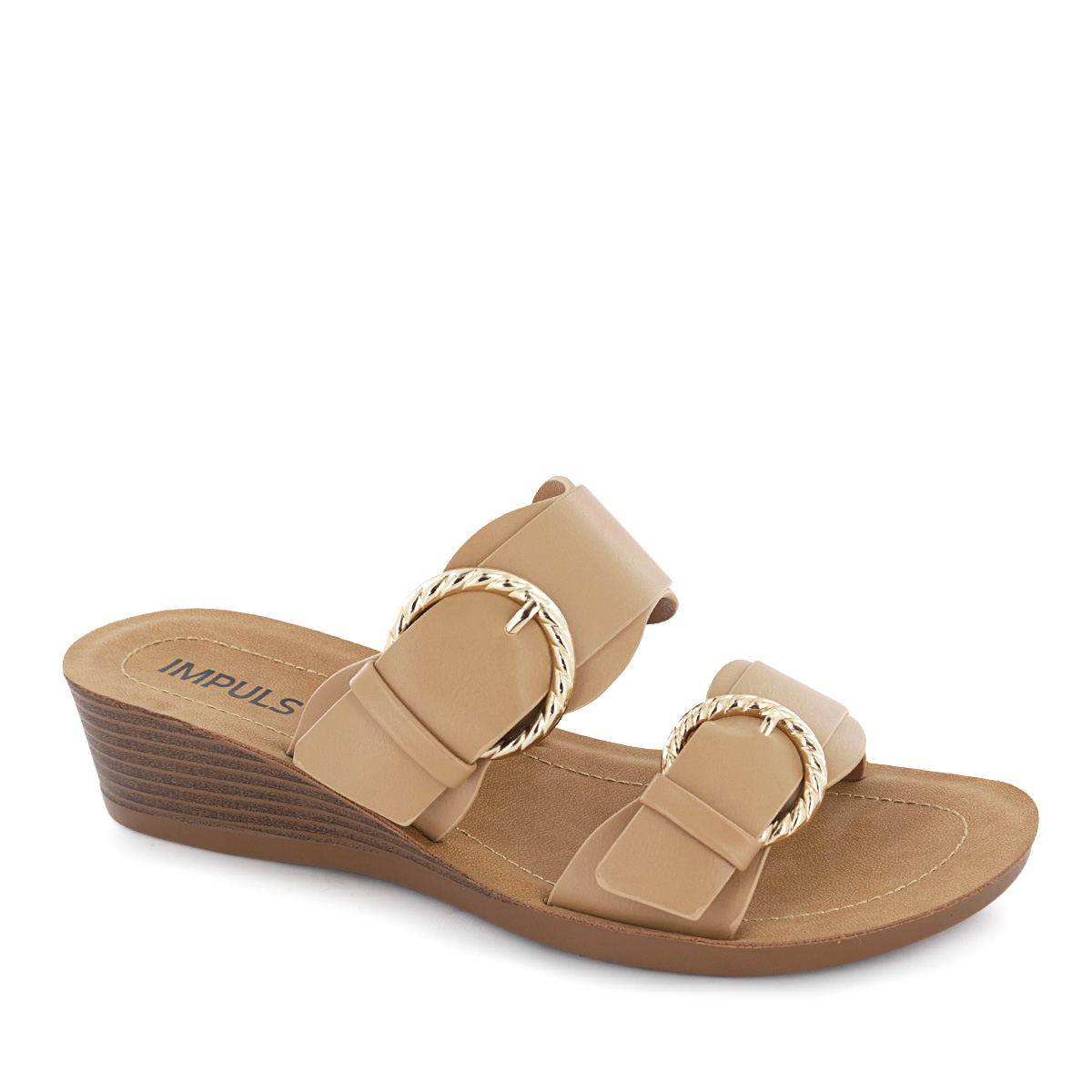 SANDALIAS MUJER YADI16 BEIGE - 1