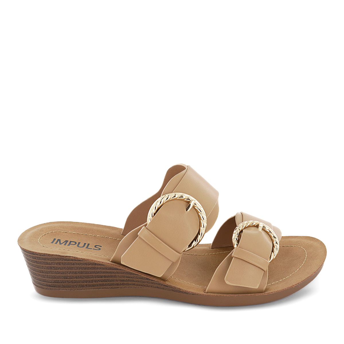 SANDALIAS MUJER YADI16 BEIGE - 2