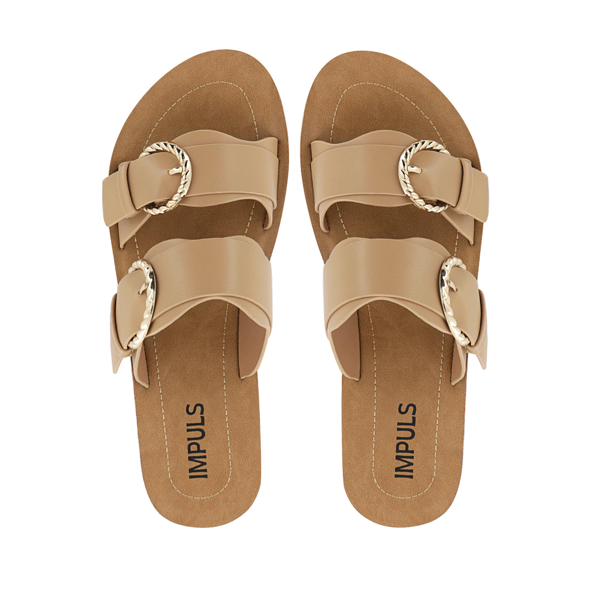 SANDALIAS MUJER YADI16 BEIGE - 5