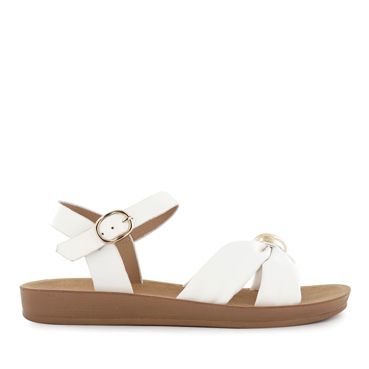 SANDALIAS MUJER BASHA05 BLANCO - 2