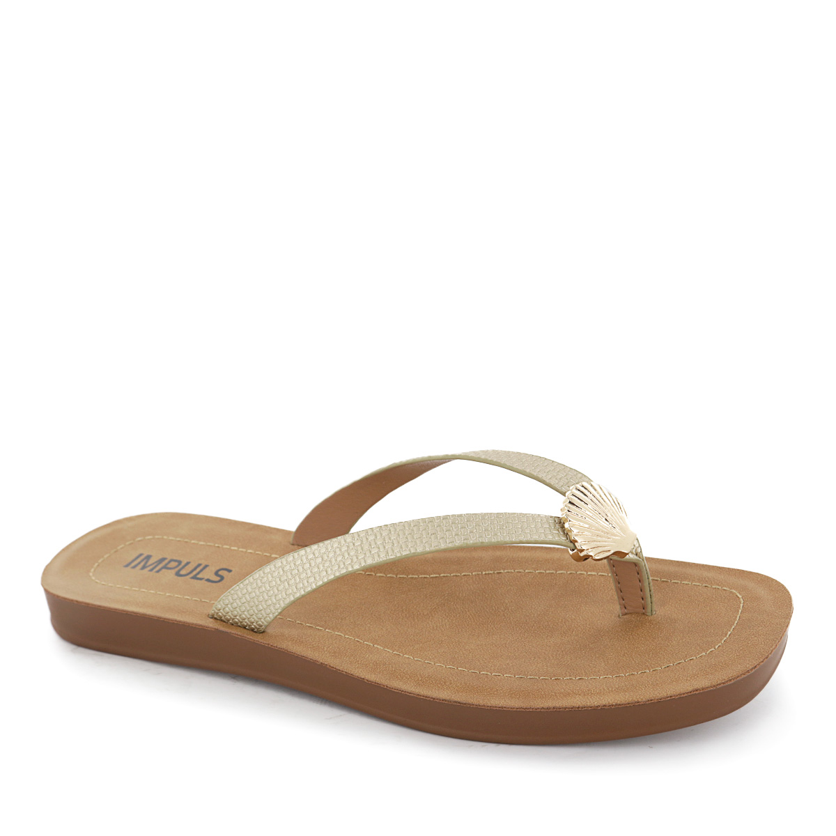 SANDALIAS MUJER BASHA03 ORO - 1