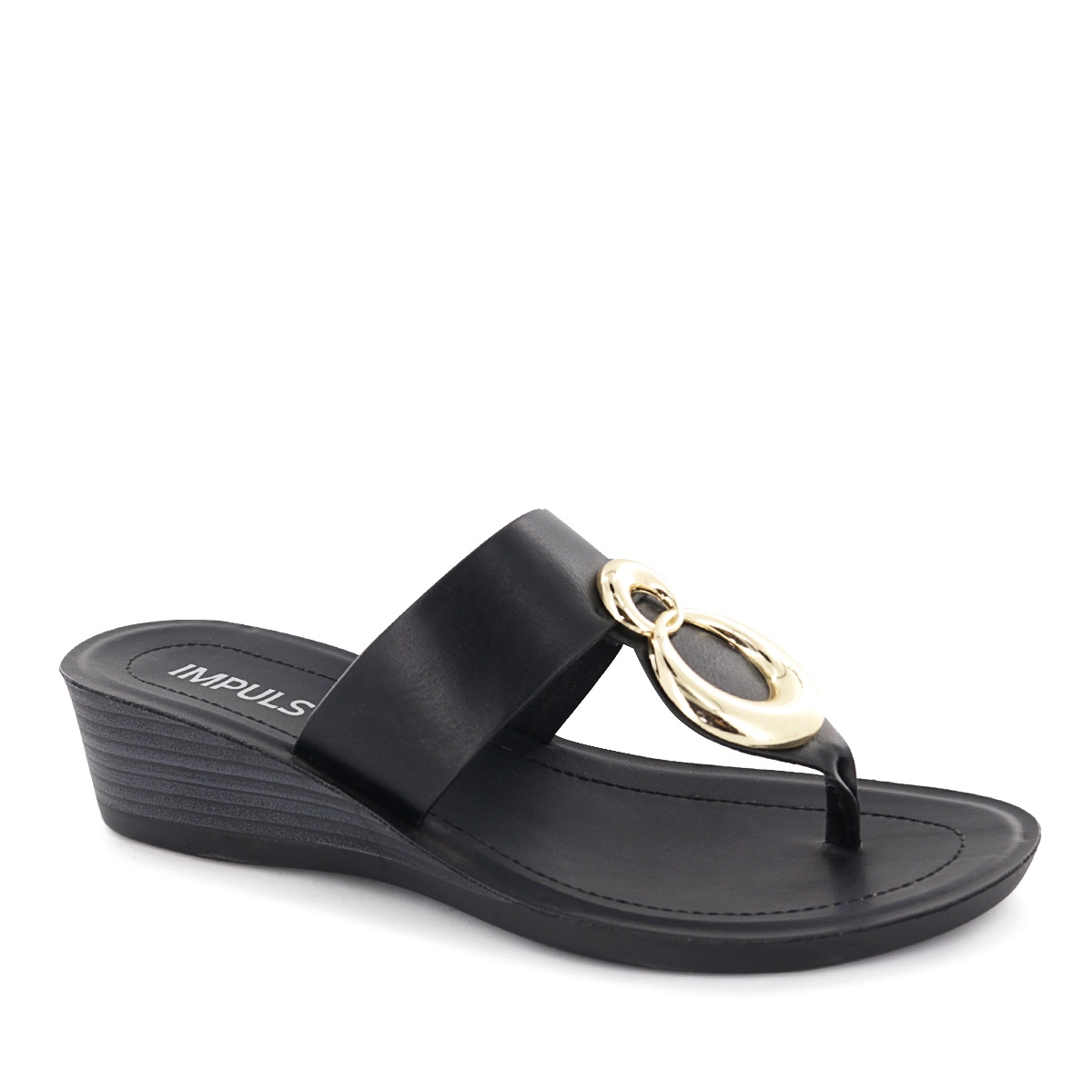 SANDALIAS MUJER YADI13 NEGRO - 1