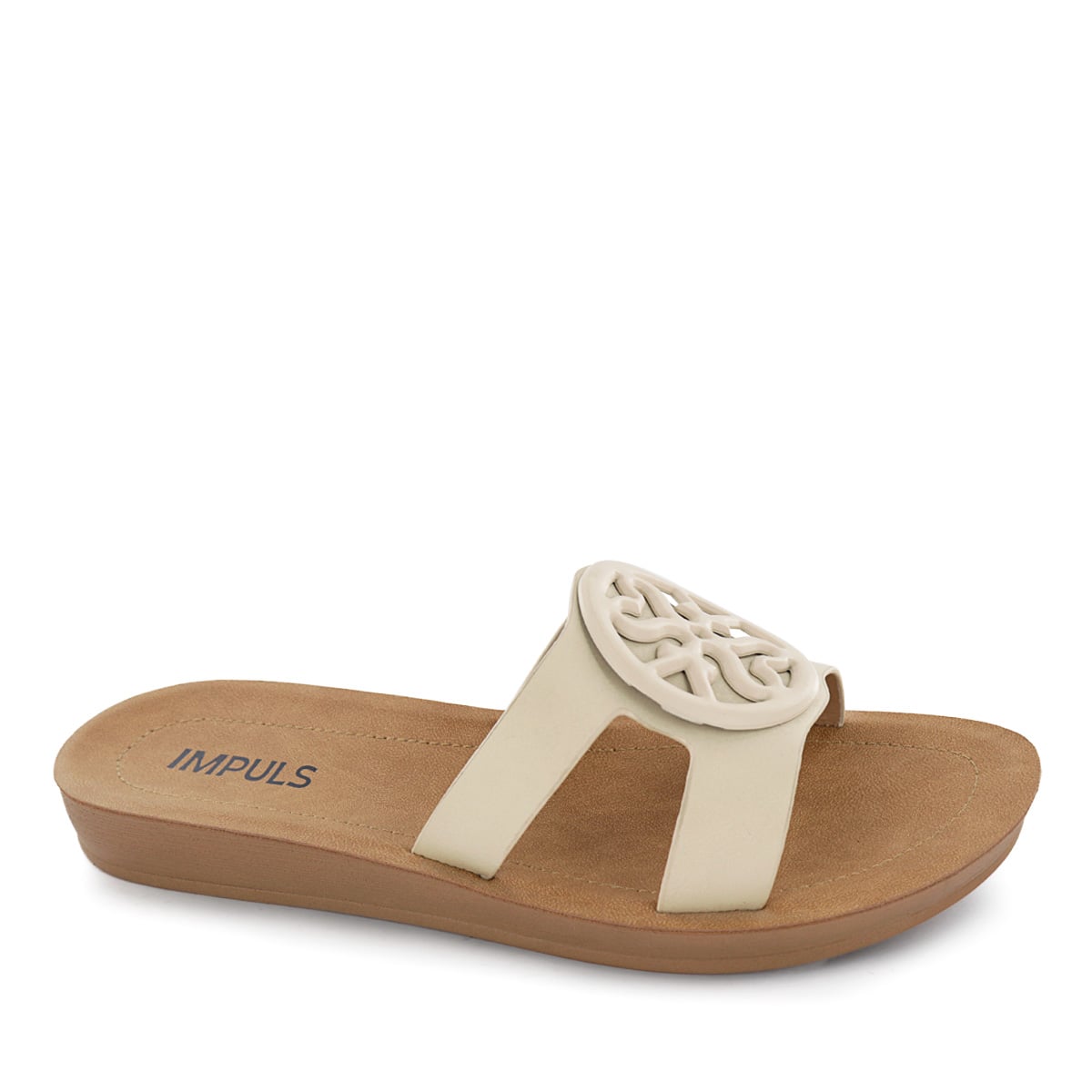 SANDALIAS MUJER BASHA06 BEIGE - 1